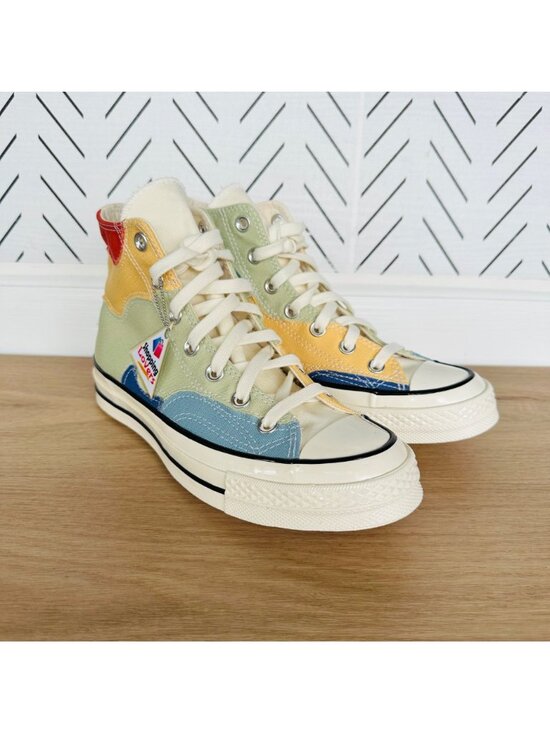 ⭐Converse Chuck 70 HI Crafted Patchwork Sz 11.5 Men Shoes Sneakers Green A03292C main image 6